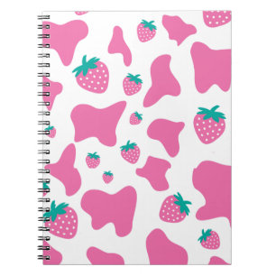 Carnet Vache fraise