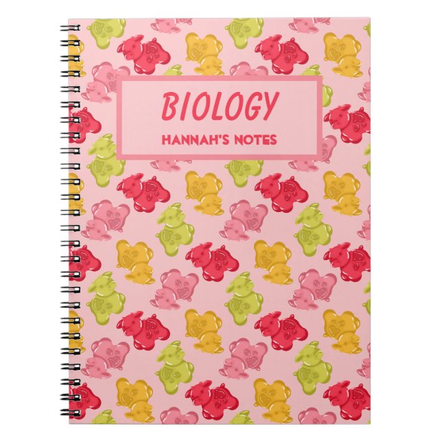 Carnet Vache gélifiée fruit tropical rose (Devant)