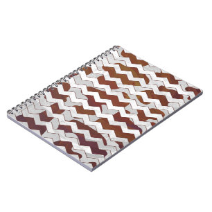 Carnet Vache Marron et Impression Blanche