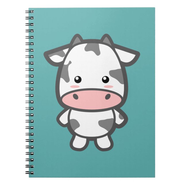 Carnet Vache mignonne (Devant)