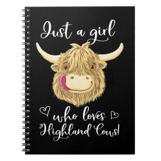 Carnet Vache Moey Juste Une Fille Qui Aime Les Highlands