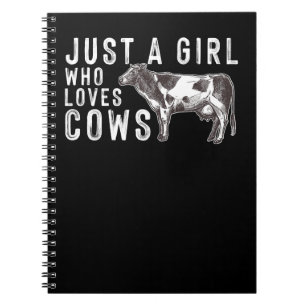 Carnet Vache Mooey Juste Une Fille Qui Aime Vaches Funny