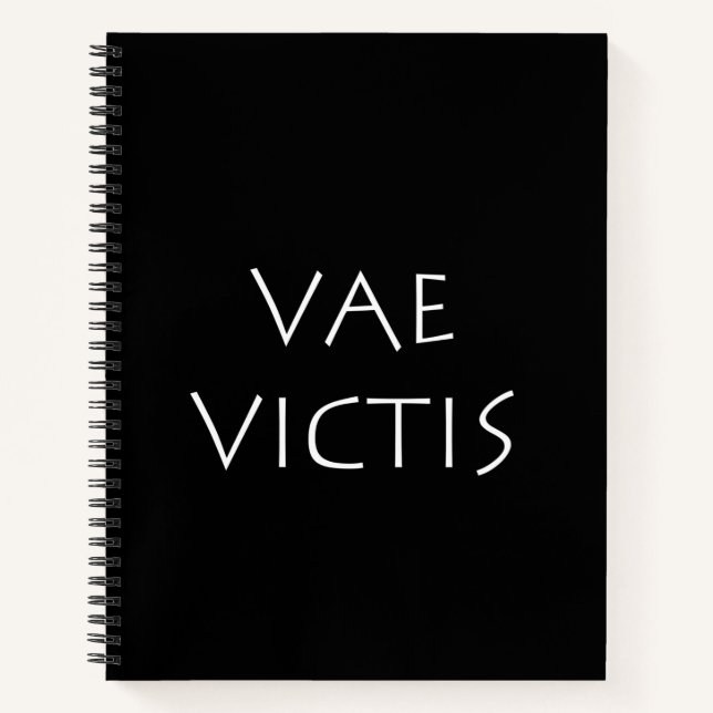 Carnet Vae victis (Devant)