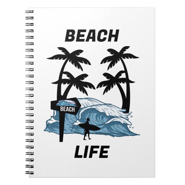 Carnet Vague de plage Funny (Devant)
