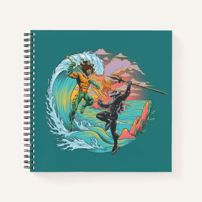 Carnet Vague marémotrice Aquaman & Black Manta (Devant)