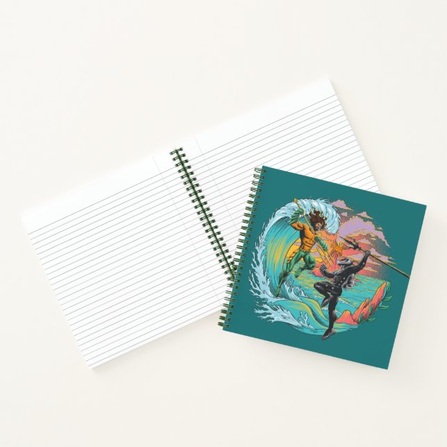 Carnet Vague marémotrice Aquaman & Black Manta (Intérieur)