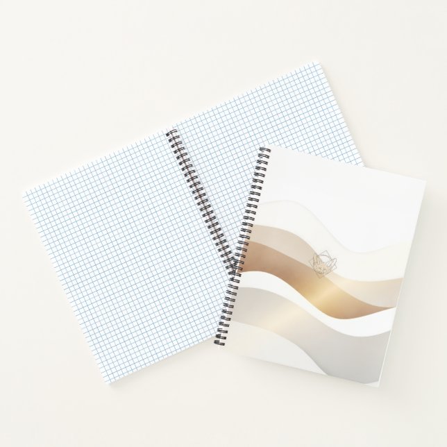 Carnet Vagues calmes du désert avec Fennec Essence | Se m (Intérieur)