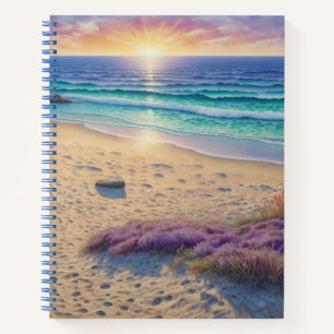 Carnet Vagues de plage et art de rivage