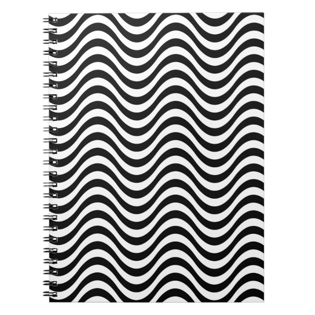 Carnet Vagues noires et blanches (Devant)