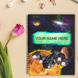 Carnet vaisseau spatial, espace extra-atmosphérique, sole