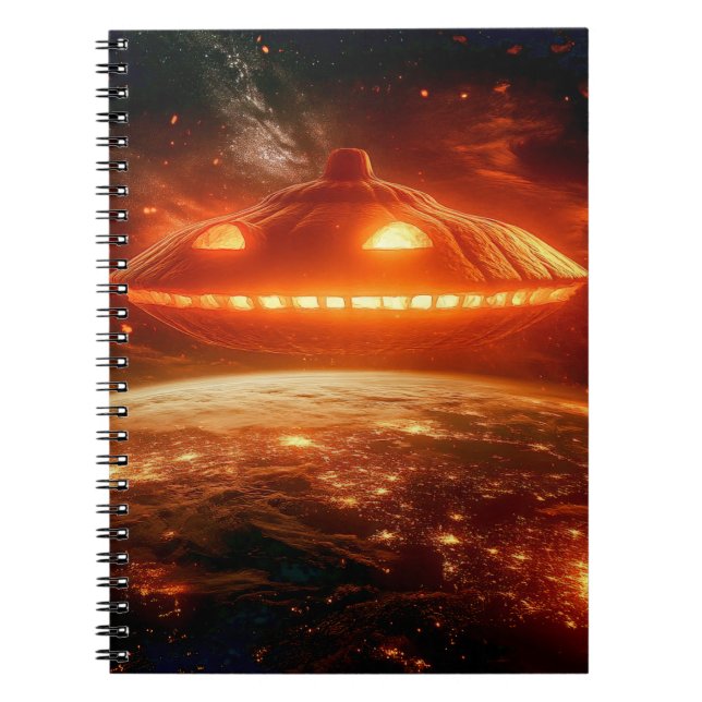 Carnet Vaisseau spatial Halloween (Devant)