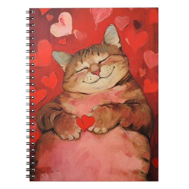 Carnet Valentine Cat (Devant)