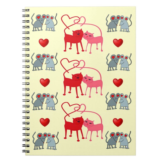 Carnet Valentine Cats (Devant)