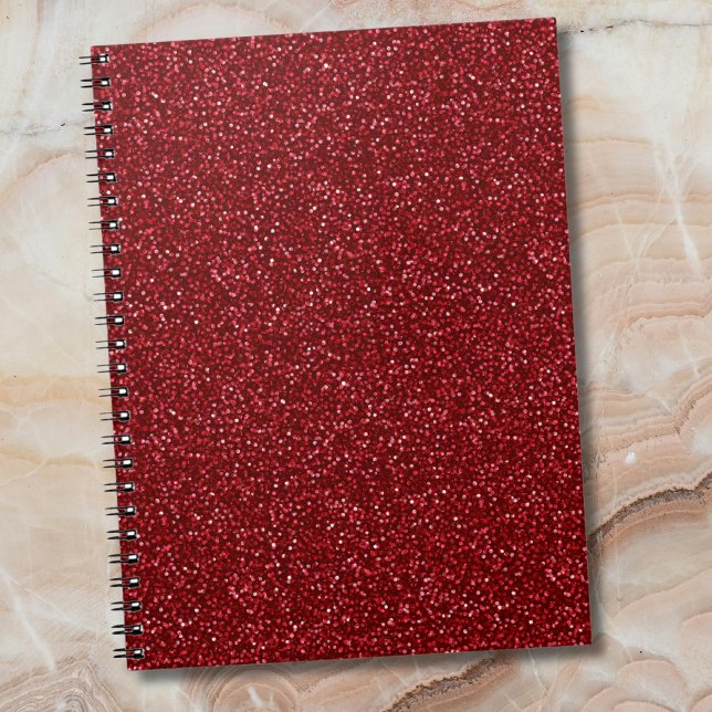 Carnet Valentine Classique Tendance Rouge Pailleté (Créateur téléchargé)