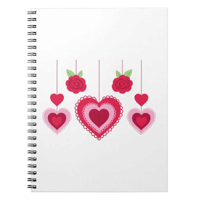Carnet Valentine Hearts (Devant)