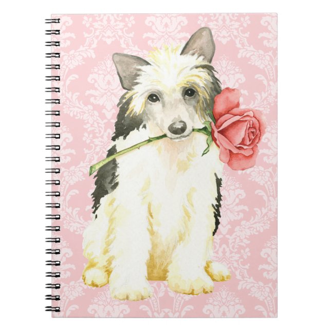Carnet Valentine Rose Powderpuff (Devant)