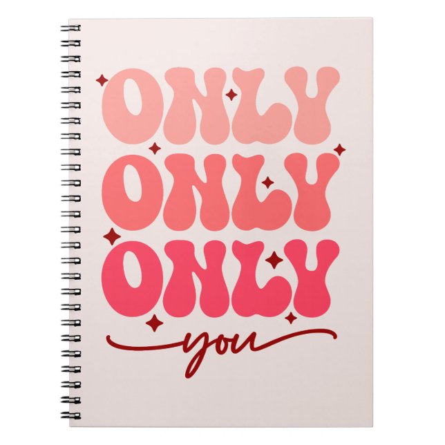Carnet Valentine's Only You (Devant)