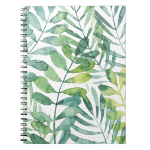 Carnet Valse de fronde - feuille de fronde de paume