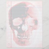 Carnet Vampire Skull Goth