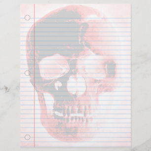Carnet Vampire Skull Goth