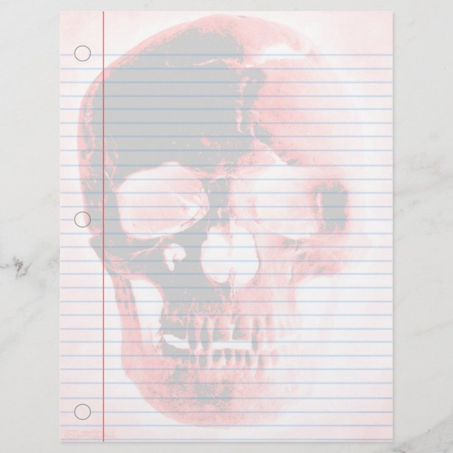 Carnet Vampire Skull Goth (Devant)