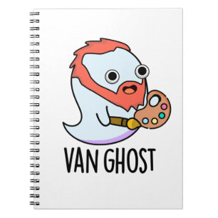Carnet Van Ghost Funny Artiste Ghost Pun