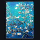Carnet Van Gogh Almond Blossoms bleu turquoise<br><div class="desc">Almond Blossoms Blue Arrière - plan Notepad/Carnet/Journal : Laissez-vous tenter par l'éclat artistique des Almond Blossoms de Vincent Van Gogh avec notre Notepad Arrière - plan Bleu Blossoms Almond/Carnet/Journal. La peinture classique fait honneur à un arrière - plan de tons bleus apaisants, ajoutant une touche d'élégance à vos expériences d'écriture...</div>