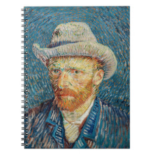 Carnet Van Gogh - Autoportrait avec un Casquette gris