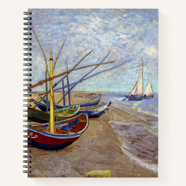 Carnet Van Gogh Collection Bateaux de pêche (Devant)