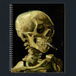 Carnet Van Gogh Fumer du squelette<br><div class="desc">Carnet avec peinture à l’huile de Vincent van Gogh Crâne d’un squelette avec cigarette brûlante (1885-1886). Un grand cadeau pour les amateurs de post-impressionnisme et d'art hollandais !</div>