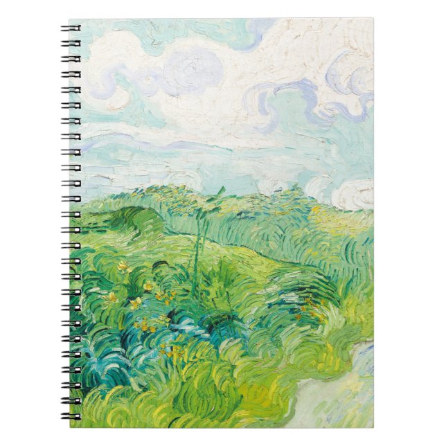 Carnet Van Gogh Green Blé Fields Auvers. Impressionnisme (Devant)