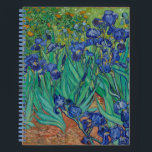 Carnet Van Gogh Irises<br><div class="desc">L'art fonctionnel de notre artiste préféré. Irises de Van Gogh 1889 Design des deux côtés.</div>