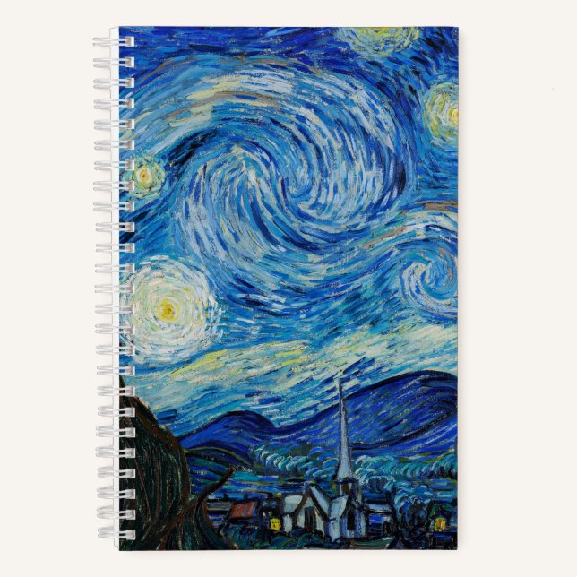 Carnet Van Gogh "La Nuit étoilée" (Recto)