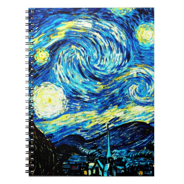 Carnet Van Gogh - Nuit étoilée (Devant)