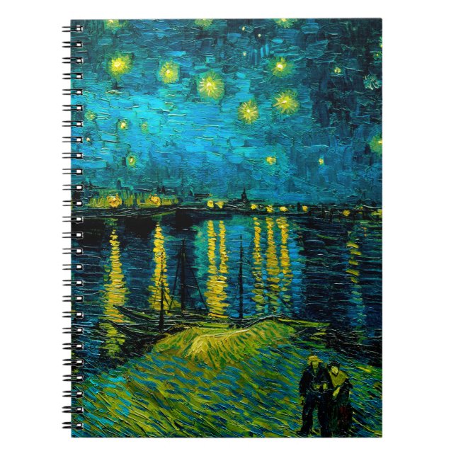 Carnet Van Gogh Nuit étoilée sur le Rhône (Devant)