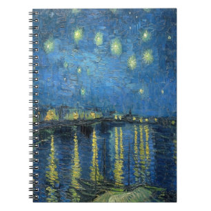 Carnet Van Gogh Nuit étoilée sur le Rhône
