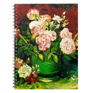 Carnet Van Gogh Peonies et Roses