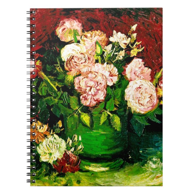 Carnet Van Gogh Peonies et Roses (Devant)