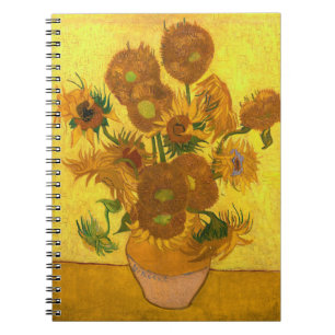 Carnet Van Gogh Quinze Tournesols Dans Un Vase Art