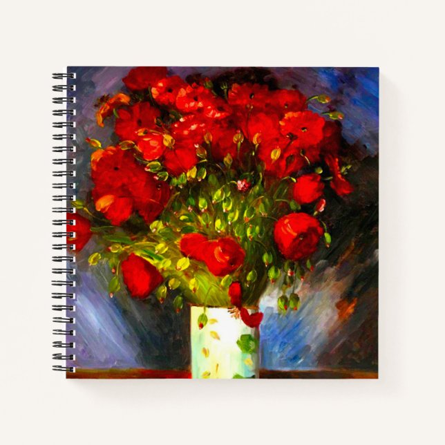 Carnet Van Gogh Red Poppies (Devant)