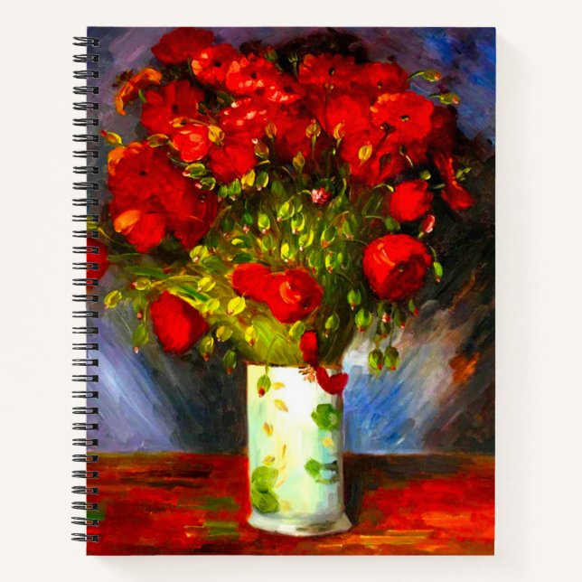 Carnet Van Gogh Red Poppies (Devant)