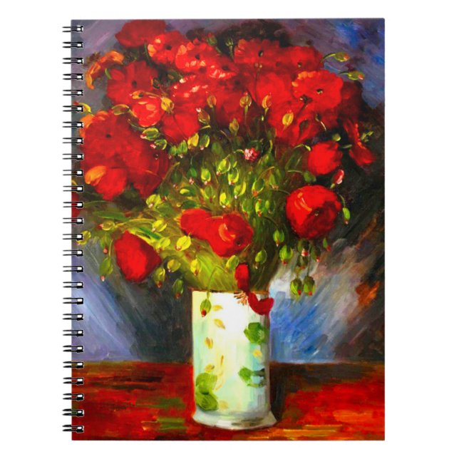 Carnet Van Gogh Red Poppies (Devant)