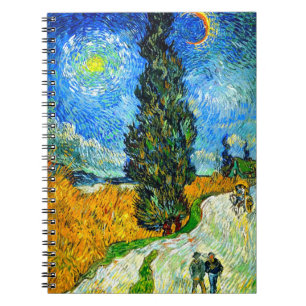 Carnet Van Gogh Road avec Cypress et Star