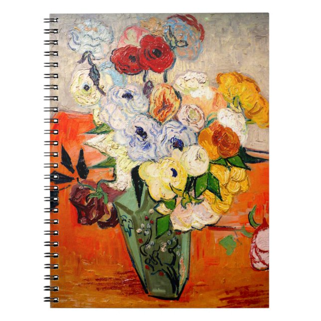 Carnet Van Gogh Roses and Anemones (Devant)