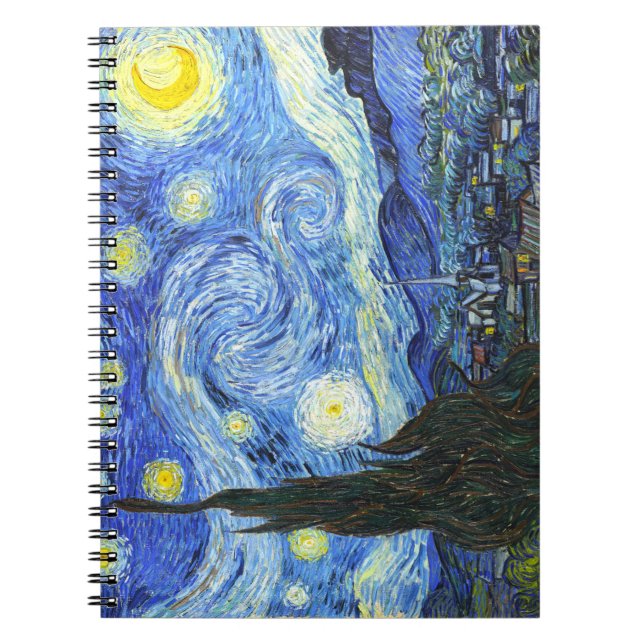 Carnet VAN GOGH Starry Nuit (Devant)
