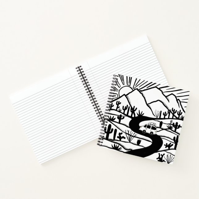 Carnet VANLIFE Desert Mountains Road Triage (Intérieur)