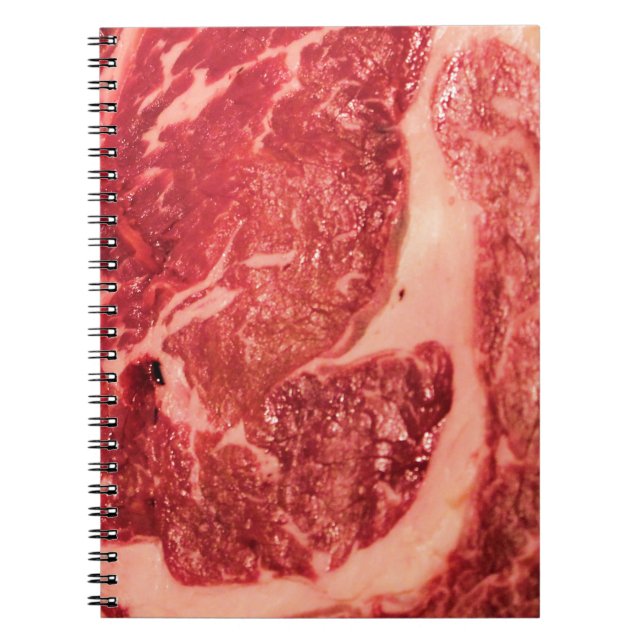 Carnet Vapeur de Ribeye de viande crue (Devant)