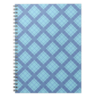 Carnet Variation bleue Plaid
