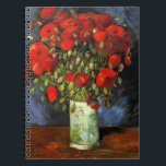 Carnet Vase avec des pavots rouges par Vincent van Gogh<br><div class="desc">Vase with Red Poppies de Vincent van Gogh est un post impressionnisme d'art vintage encore vie fleuri peinture nature. Un beau bouquet de fleurs de pavot rouge fleuri du jardin dans un vase. Cette Saint-Valentin vous dit Je t'aime avec des fleurs qui vont dernier une vie. À propos de l'artiste...</div>