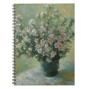Carnet Vase de fleurs par Claude Monet